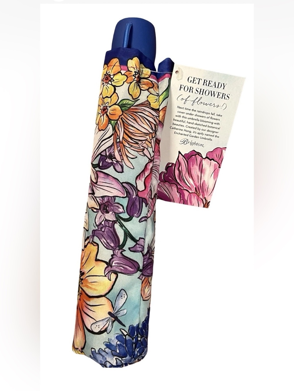 Brighton ENCHANTED GARDEN UMBRELLA-You’ll be Ready-Weather-Not-NWT